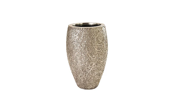 Phillips Collection String Theory Small Planter in Silver Leaf PH83551
