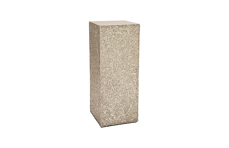 Phillips Collection String Theory Medium Pedestal in Silver Leaf PH83557