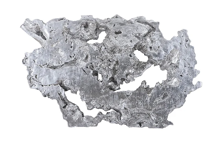 Phillips Collection Cast Naturals Large Burled Root Wall Art in Silver Leaf PH83683