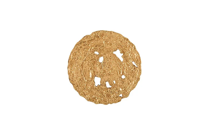 Phillips Collection Molten Small Wall Disc in Gold Leaf PH83686