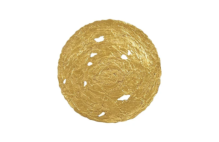 Phillips Collection Molten Large Wall Disc in Gold Leaf PH83688