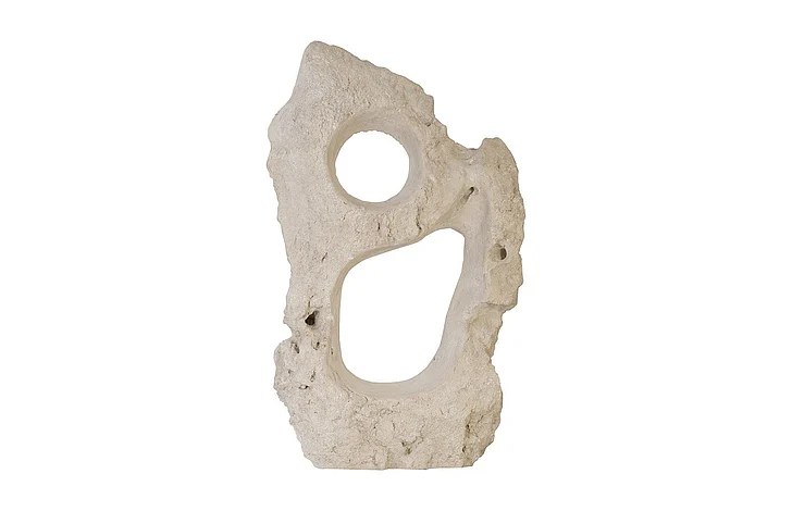 Phillips Collection Double Hole Colossal Cast Stone Sculpture in Roman Stone PH94517