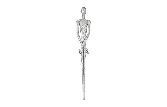 Phillips Collection Lloyd Wall Sculpture in Silver Leaf PH95573