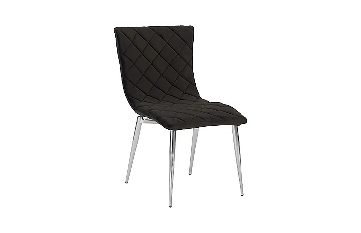 Phillips Cayman Dining Chair in Silver/Black PH96681 (Set of 2)