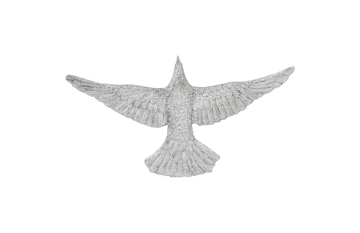 Phillips Collection Dove Wall Art in Silver Leaf PH97481