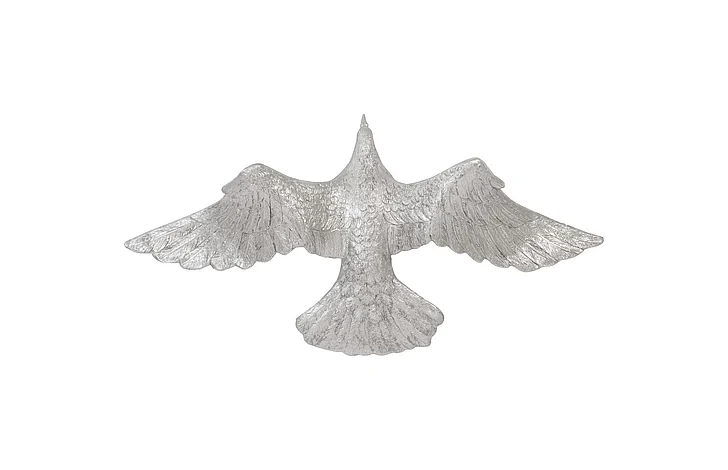 Phillips Collection Dove Wall Art in Silver Leaf PH97638