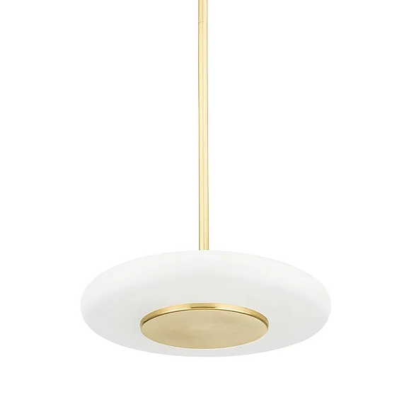 Hudson Valley Lighting Blyford Pendant in Aged Brass PI1896701S-AGB