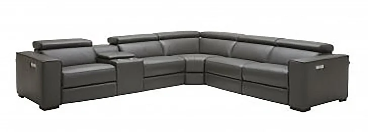J&M Picasso Motion Sectional in Dark Grey 18865-DG PROMO