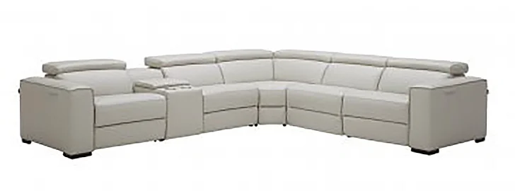 J&M Picasso Motion Sectional in Silver Grey 18865-SG PROMO