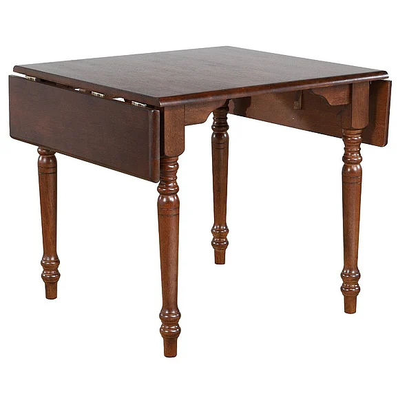 Sunset Trading Andrews 34-48" Rectangular Extendable Drop Leaf Dining Table in Distressed Chestnut Brown PK-ADW3448-CT