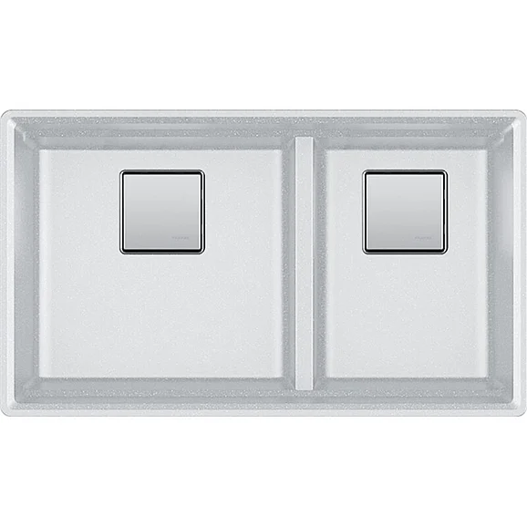 Franke Peak Undermount Sink in Polar white PKG160LDPWT