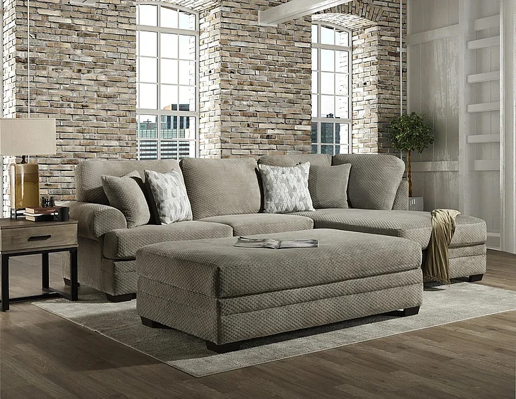Peak Living 7000 2pc Living Room Set in Comet Ash CUSTOM ITEM
