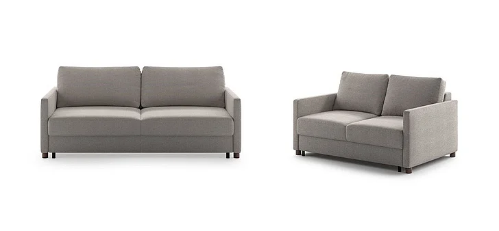 Luonto Polar 2pc Sofa Sleeper Living Room Set - Oasis 01 - 110/6 Walnut