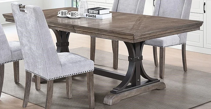 Urban Styles Portland Dining Table Brown in 1540;1541