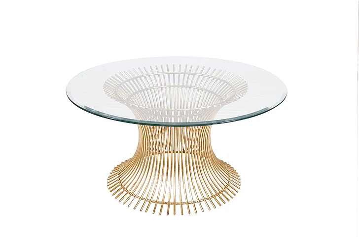 Worlds Away Powell Gold Leaf Iron Coffee Table BASE ONLY POWELL CF