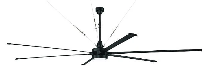 Craftmade Prost 144 Indoor|Outdoor Fan in Flat Black PRT144FB6