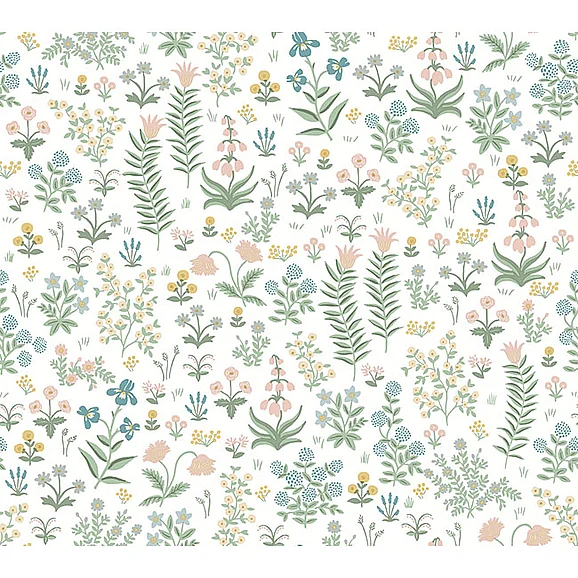 York F27-P&S Rifle Paper 3 Menagerie Garden Blush Multicolor Peel & Stick Wallpaper PSW1550RL