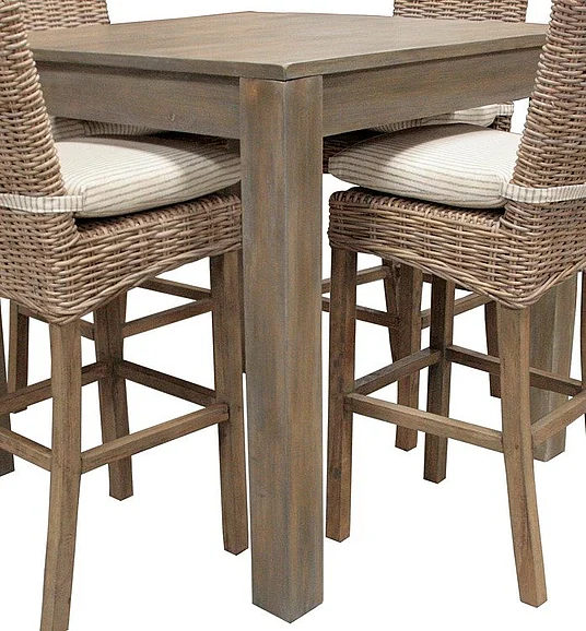 Capris Furniture 752 Pub Table in Grey Wash PT752-36GW CUSTOM ITEM