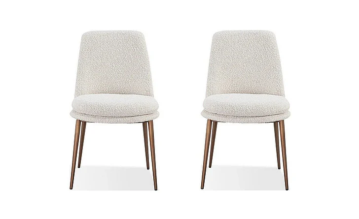 Modus Furniture Crossroads 2.0 Wyatt Side Chair in Ricotta PWTA63FMY (Set of 2)