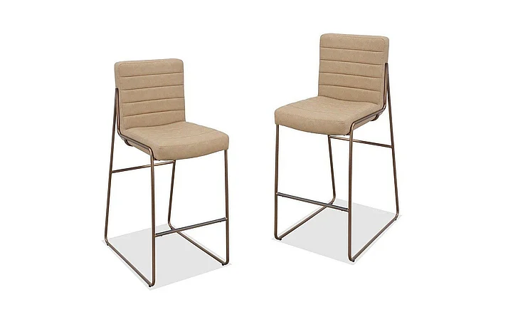 Modus Furniture Crossroads 2.0 Madison Bar Stool in Honey PWTA75APJ (Set of 2)