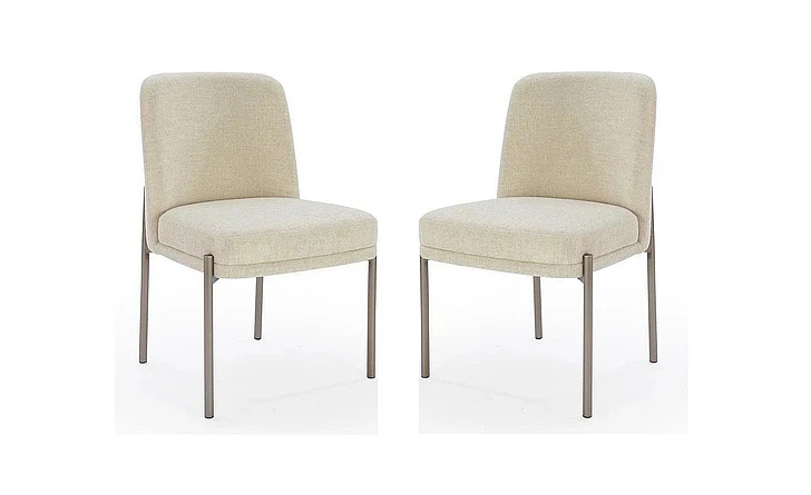Modus Furniture Crossroads 2.0 Dion Side Chair in Natural Light PWTB63JMW (Set of 2)