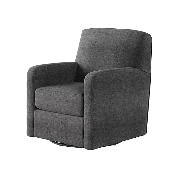 Southern Motion Flash Dance Swivel Glider in Smoke 101 164-04