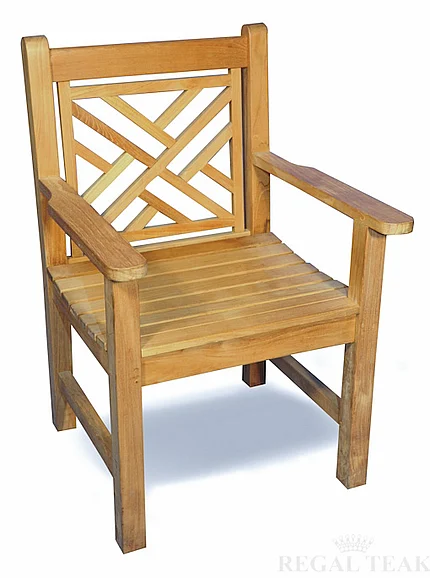 Regal Teak Chippendale Chair (Set of 2) R077