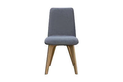 Cottage Creek Raimu Solid Oak Accent Chair in Gray (Set of 2) T0813