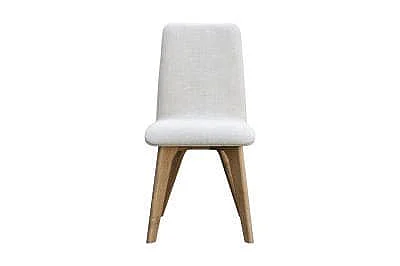 Cottage Creek Raimu Solid Oak Accent Chair in White (Set of 2) T0045
