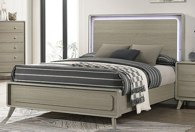 Furniture of America Rainier King Bed in Gray FM72002GY-EK-BED