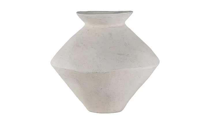 Moe's Home Collection Raja Decorative Medium Vessel in Beige DD-1036-18 CLOSEOUT