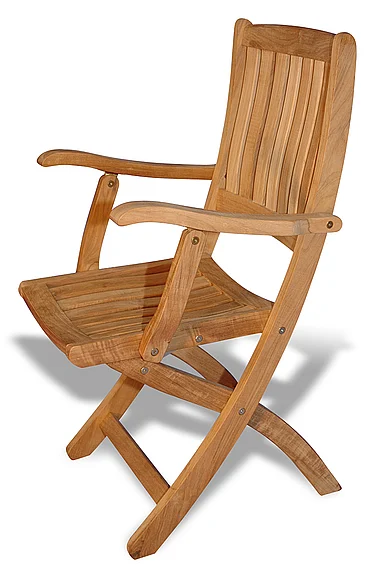 Regal Teak Providence Chair with Arms (Set of 2) RC-029
