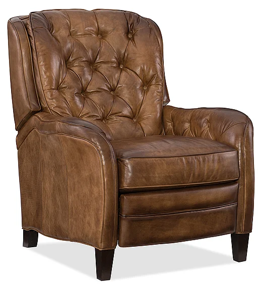 Hooker Furniture Nolte Recliner in Natchez Brown RC388-083 CLOSEOUT