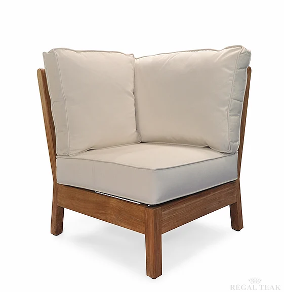 Regal Teak Deep Seating Corner Unit with Cushions RCC1