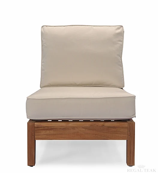 Regal Teak Deep Seating Center Unit with Cushions RCC2
