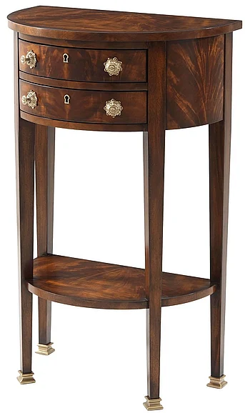 Theodore Alexander Demi Lune Accent Console Table RE50025
