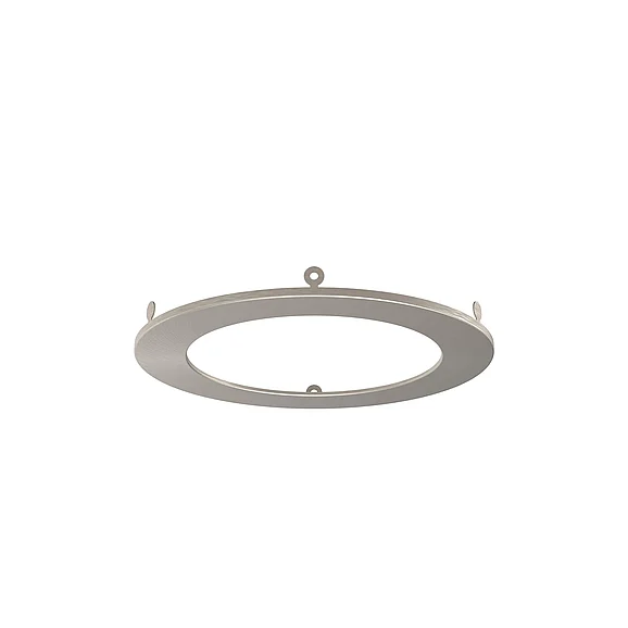 Dals 5In Trim Round, Satin Nickel in REC-TRIM5-SN