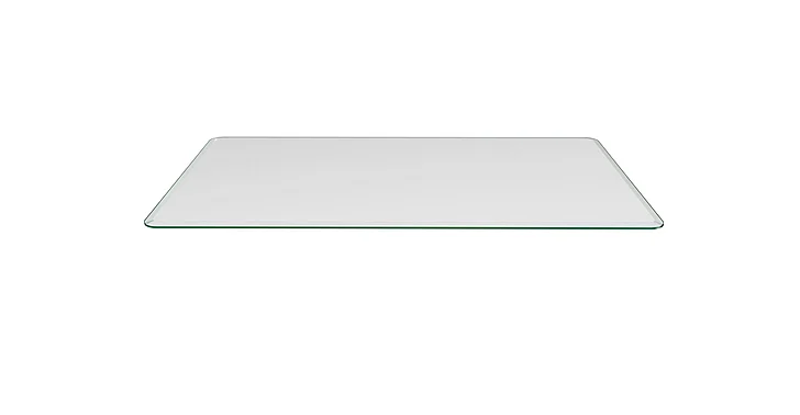Chintaly Rectangle 42"x 72" w/ 1" Radius Corners - 3/8"-Thick Glass - 1"Bevel RC427210BEC