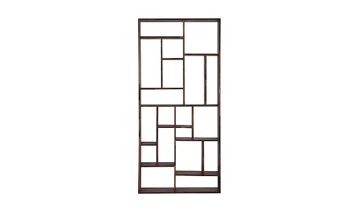 Moe's Home Collection Redemption Bookcase in Brown BC-1025-03 CLOSEOUT