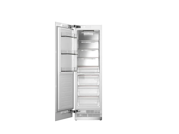 Bertazzoni 24" Built-in Freezer Column with Ice Maker, Reversible Door in Stainless Steel REF24FCBIPNV