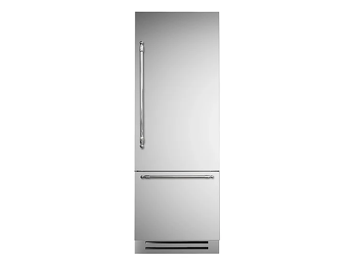 Bertazzoni 30" Built-in Bottom Mount Refrigerator with Ice Maker in Stainless Steel REF30BMBIXRT
