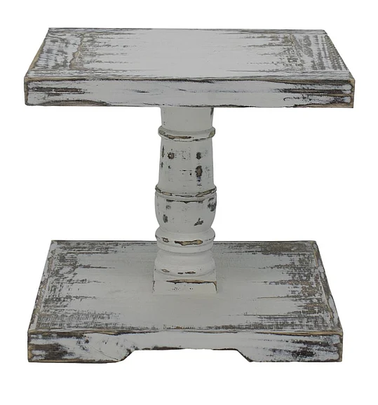 Split Nickel Regal End Table Jes White MIC-REGAL-ET | R3JW2