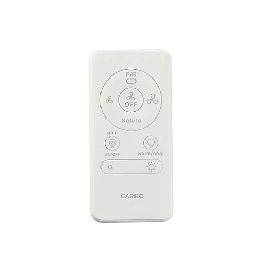 Carro Home Remote Control – Dc Motor Fans (Non-Smart) in White REMOTE-202