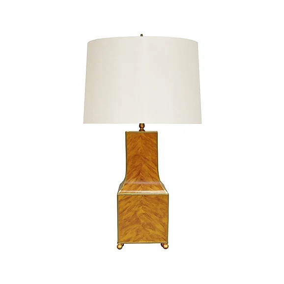Worlds Away Renata Handpainted Pagoda Table Lamp in Tortoise Shell RENATA TORT
