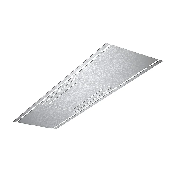 Dals RoughIn Plate Universal Flat Rough-In Plate for Duo FGM &GBR Recessed in Galvanized steel RFP-DUO