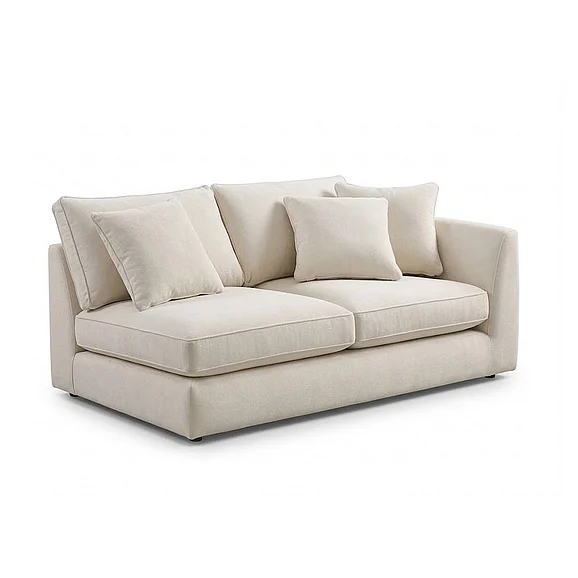 McFerran Home Furnishing SF777 Left Arm Loveseat in Beige SF777-LL