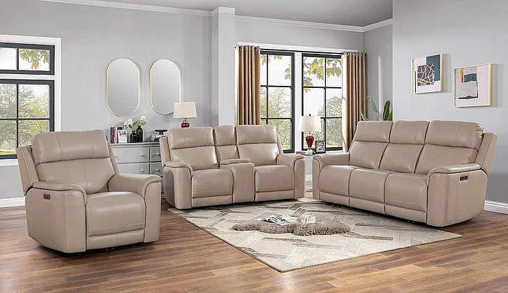Cosmos Riley 2pc Sofa P2 Living Room Set in Ellington Beach