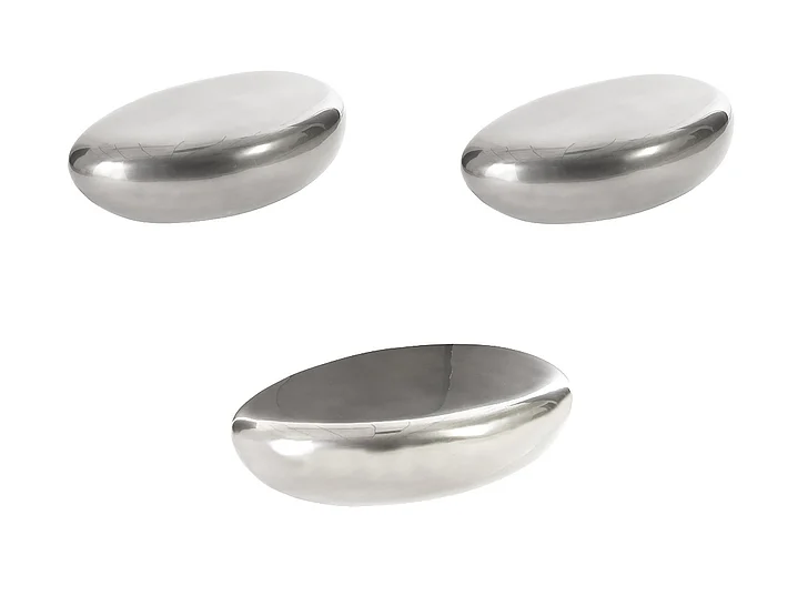 Phillips River Stone 3pc Occasional Set in Liquid Silver