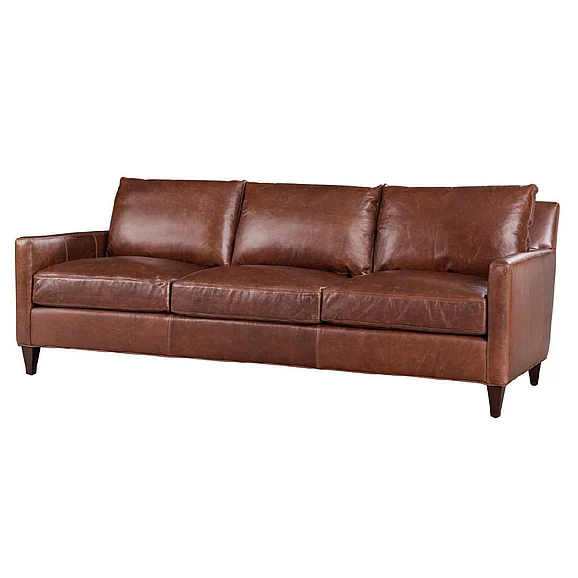 Spectra Home Riverside Sofa in Brompton Brown CLOSEOUT