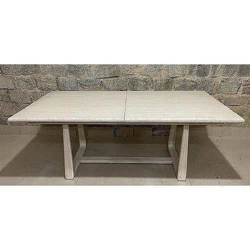 Riverside Carmella Rectangle Dining Table in Pebble Oak 25050